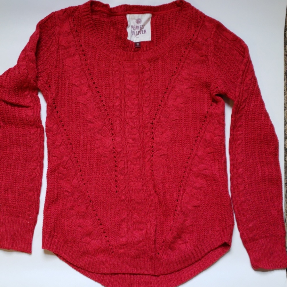 ❤ Red Sweater SO Perfect Pulllover